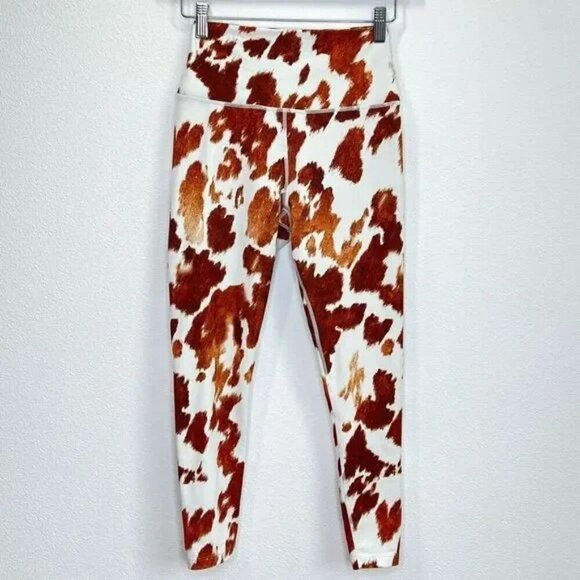 WeWoreWhat Revolve Cow Print High Rise Leggings Size XL - Picture 2 of 11